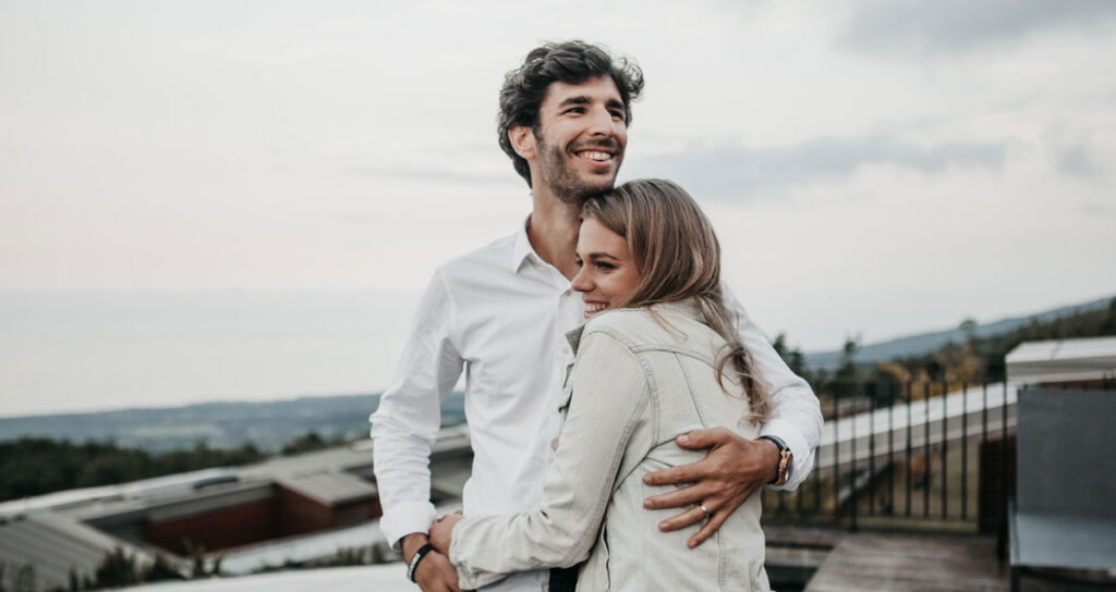 casal em propaganda